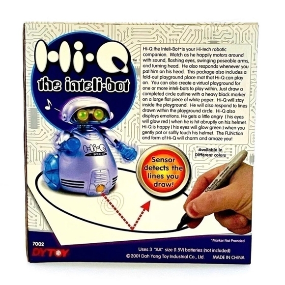NIB Hi-Q The Inteli-bot Robot Silver Robotic Toy Kids Toy - Picture 3 of 3